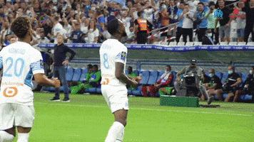 Celebration Yes GIF by Olympique de Marseille