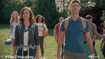 Camping Autumn Reeser GIF by Hallmark Channel