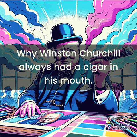 Winston Churchill History GIF by ExplainingWhy.com