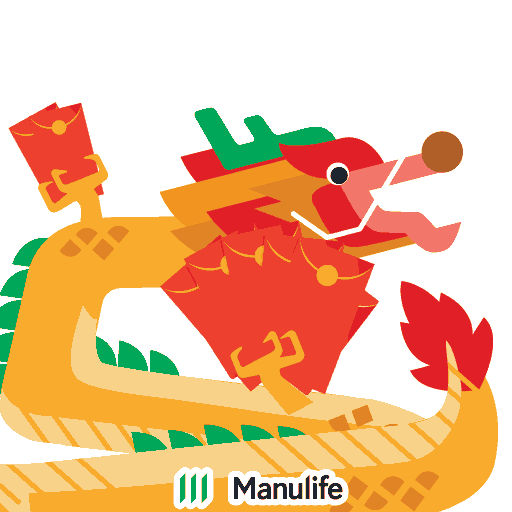 Dragon Angpow Sticker by Manulife Singapore