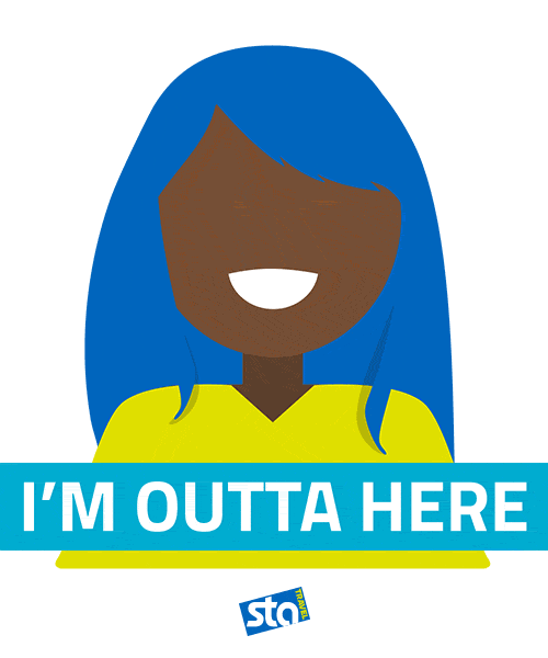 Explore Round The World Sticker by STA Travel