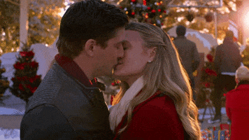 heart of television kiss GIF by Hallmark Channel