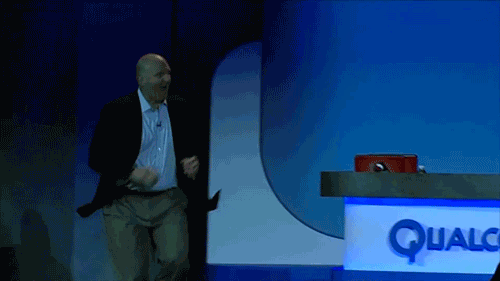 Steve Ballmer Running GIF