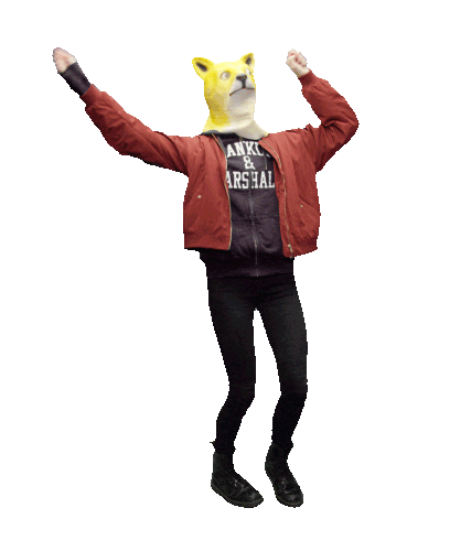 Happy Fox Sticker
