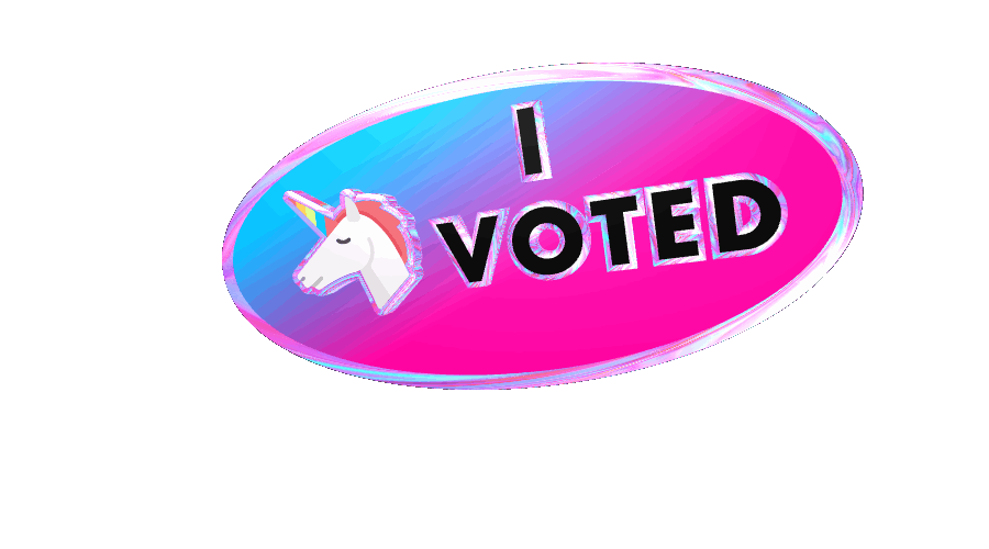 Election Day Vote Sticker by GIPHY Text for iOS & Android | GIPHY