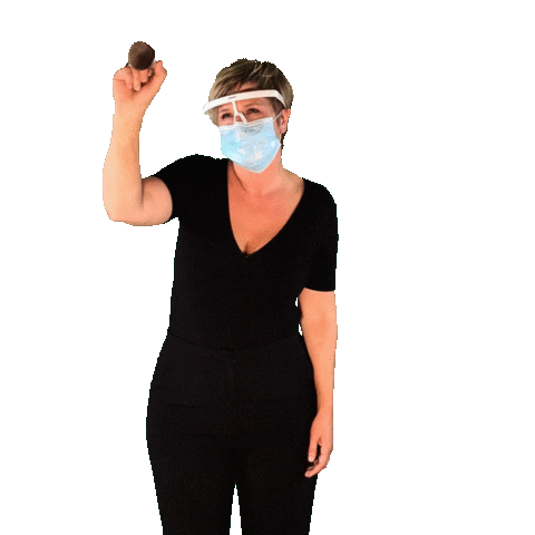 Party Getting Ready Sticker by Erin Bradley