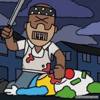 animation fighting GIF by Rough Sketchz