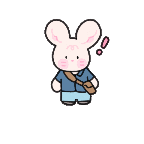 Rabbit Mail Sticker