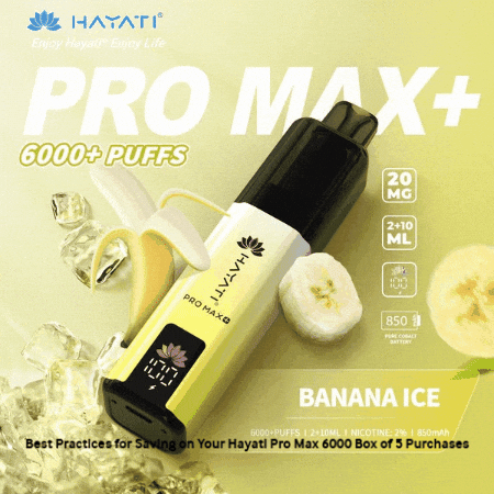 Hayati Pro Max 6000 Box Of 5 GIF