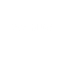 Peace Love Sticker
