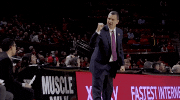 excited mark turgeon GIF by Maryland Terrapins