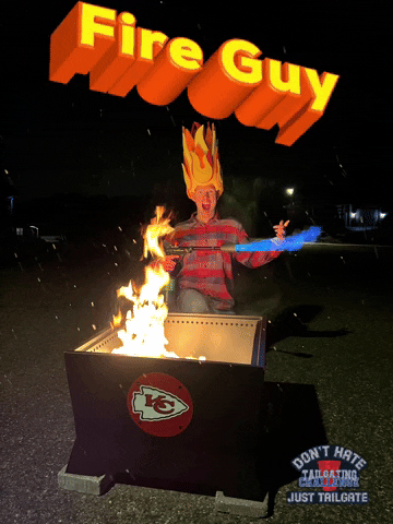 Fired Up Fire GIF by Tailgating Challenge