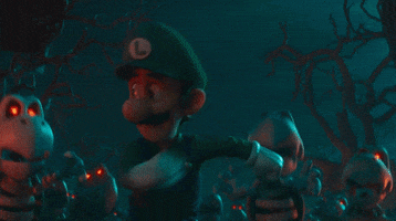 Scared Run GIF by The Super Mario Bros. Movie