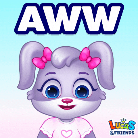 Happy In Love GIF by Lucas and Friends by RV AppStudios by rvappstudios