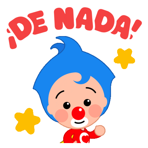 Happy De Nada Sticker by El Payaso Plim Plim