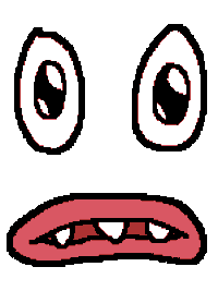 Scared Face Sticker by Artandsuchevan for iOS & Android