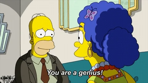 Homer Simpson Genius GIF by AniDom