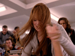  fight mean girls lindsay lohan GIF