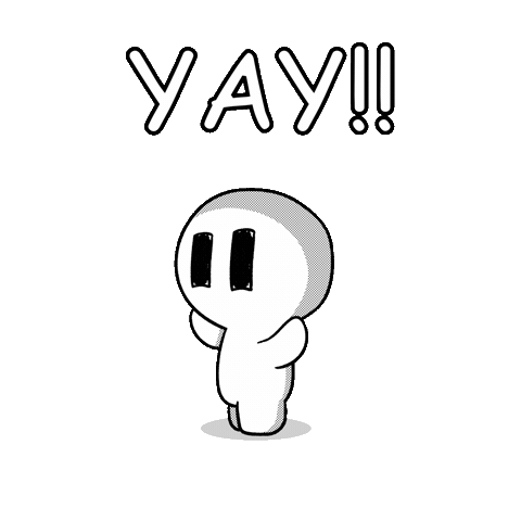 Y A Y Yes Sticker by Playgigaverse