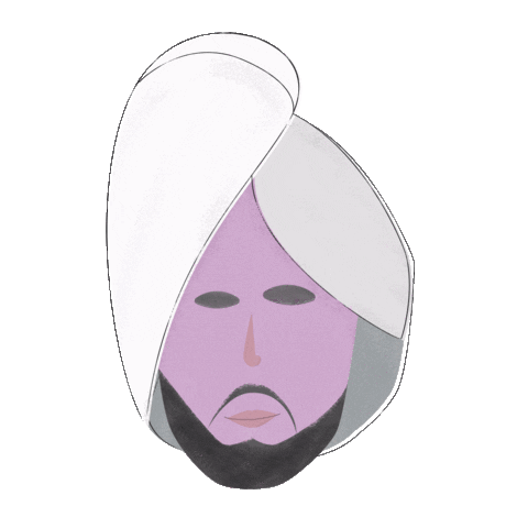 Beard Sticker
