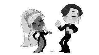 Black And White Sticker