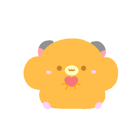 Hamster Love Sticker