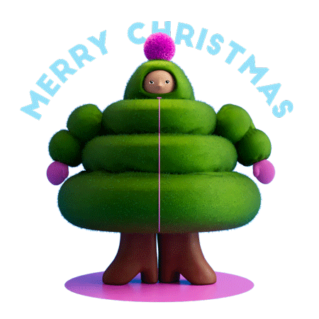 Happy Merry Christmas Sticker by Rory