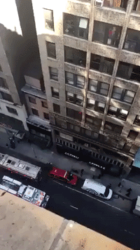 Midtown Building Collapse Leaves at Least One Dead