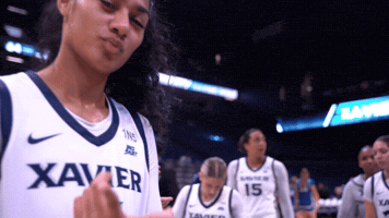 Xavier University Win GIF by Xavier Women's Basketball