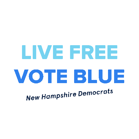 New Hampshire Democratic Party Sticker