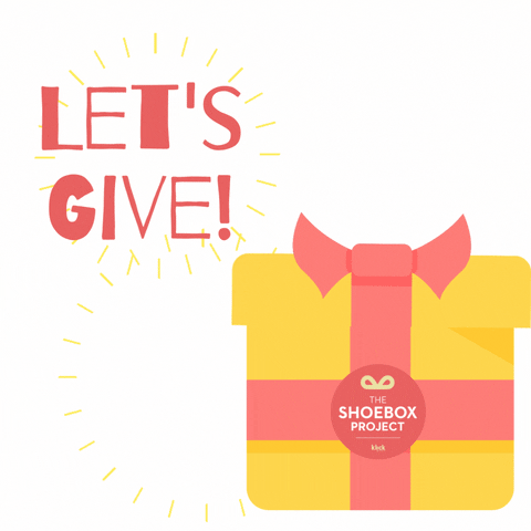 Gift Donate GIF by The Shoebox Project for Women