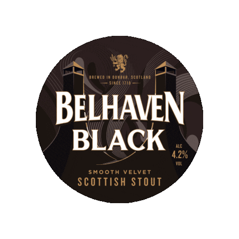 Beer Bar Sticker by Belhaven Brewery