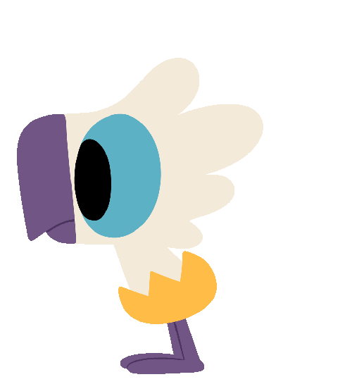 Cacatua Pot Petit Sticker by El Pot Petit