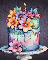 Glow Happy Birthday GIF