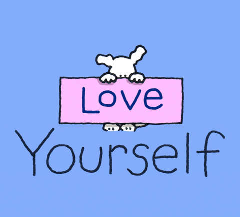 Love Yourself Self Care GIF by Chippy the Dog - Find & Share on GIPHY