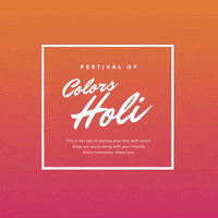 Holi Festival Love GIF by Couponmoto
