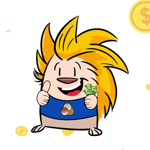eastcoastpawn money gold mascot cash GIF