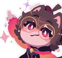 Look At This Cat Girl Sticker