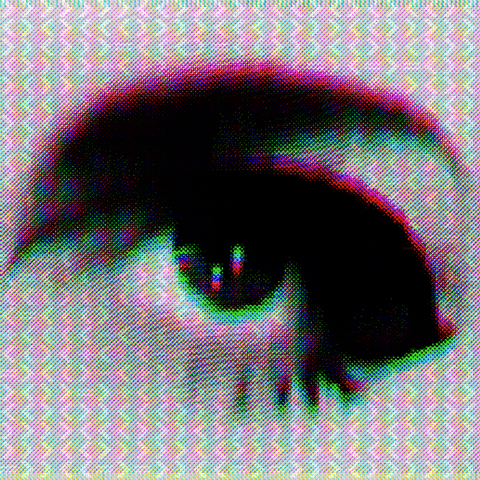 Digital Art Eye Roll GIF by patternbase