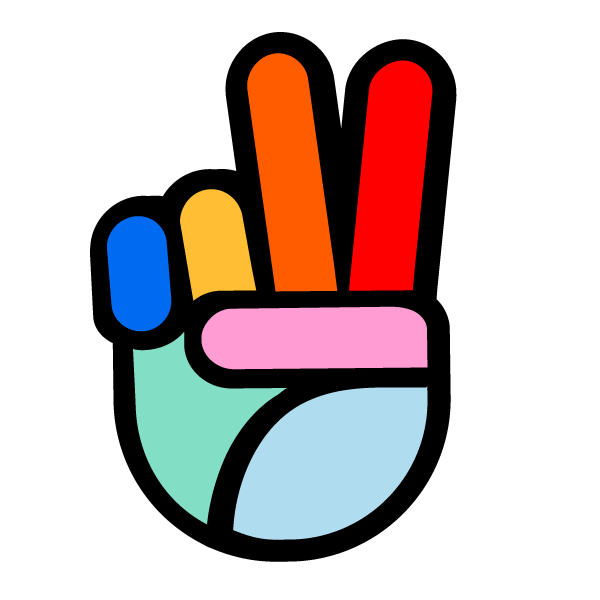 HandsDown Sticker