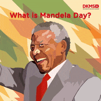 Nelson Mandela GIF by DKMS US