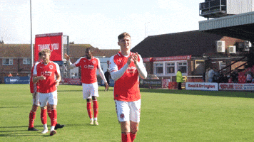 Full-Time Celebrations GIF by Fleetwood Town Football Club