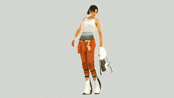 Image result for Chell GIF