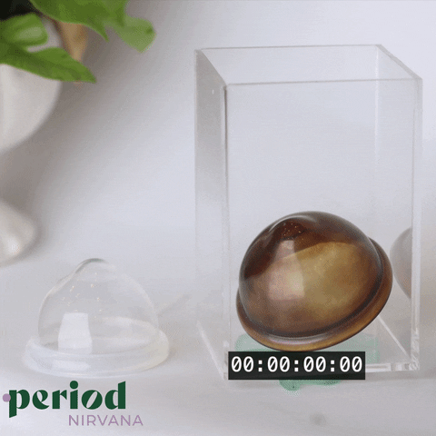 Menstrual Cup Satisfying GIF by Period Nirvana