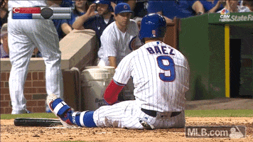 Chicago Cubs Helmet GIF by MLB