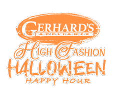 Happy Hour Halloween Sticker by Gerhards