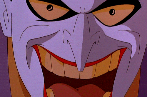 Joker Batman TAS laughing