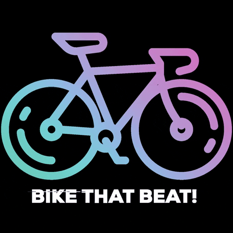 disco cycling GIF