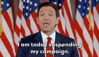 Florida Gov. Ron DeSantis Has Dropped Out of the 2024 Race by GIPHY