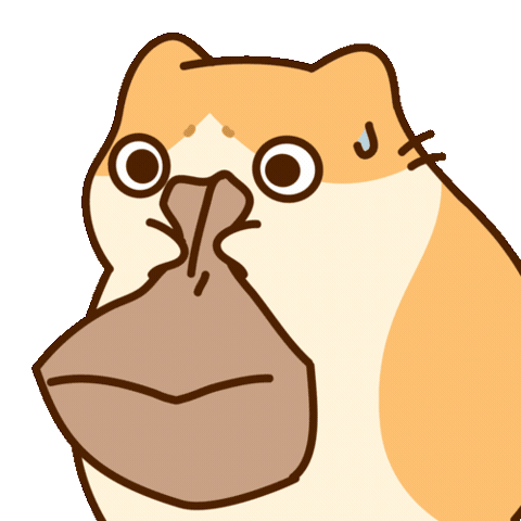 Shocked Oh No Sticker by Bichi Mao